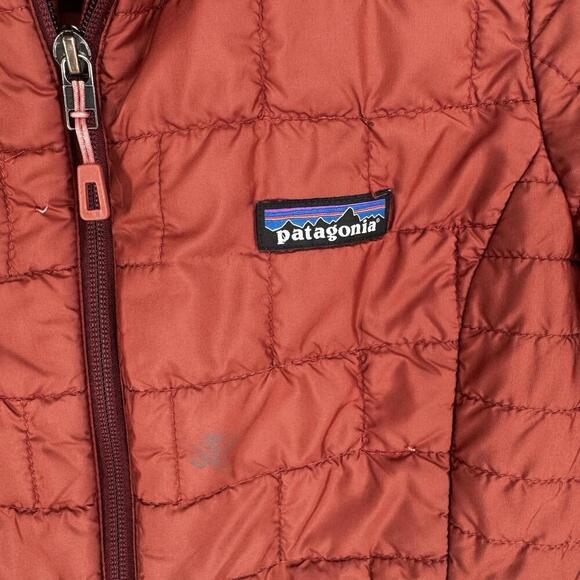 Patagonia jacket coat womens XS red nano puff hiking outdoor trail granola fall - Picture 4 of 9